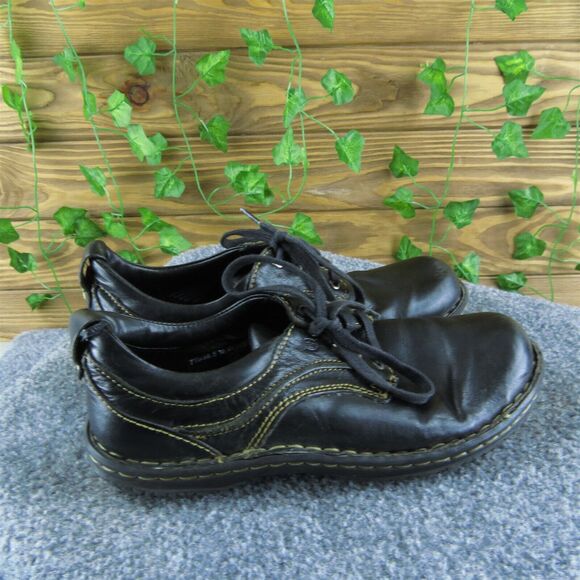Born Women's Sneaker Black Leather Size 7.5M Gently‎ Used 2025 - Picture 3 of 6